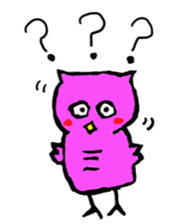 a little fatty owl "Fu-ko san" sticker #12892368