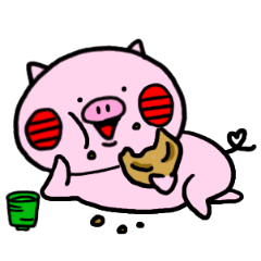 Cute little pig
