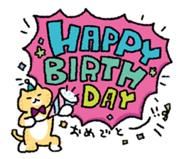 It is a sticker of cat type O{ 3 } sticker #12893503