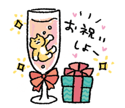 It is a sticker of cat type O{ 3 } sticker #12893505