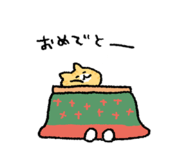 It is a sticker of cat type O{ 3 } sticker #12893510