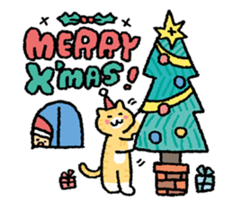 It is a sticker of cat type O{ 3 } sticker #12893515