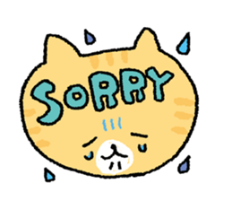 It is a sticker of cat type O{ 3 } sticker #12893521