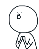 The bird which stares straight at me sticker #12893637