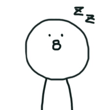 The bird which stares straight at me sticker #12893638