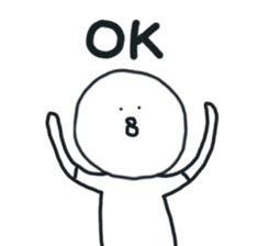 The bird which stares straight at me sticker #12893654