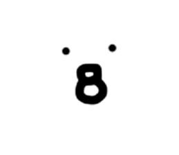 The bird which stares straight at me sticker #12893658