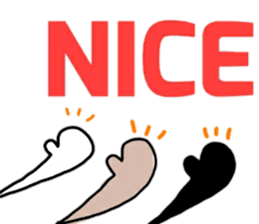 A bear and english sticker #12893993