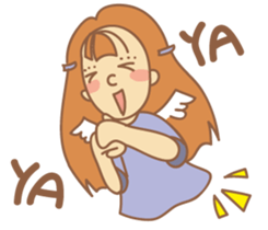 No eyebrows sister(Shuabai Chi) sticker #12894295