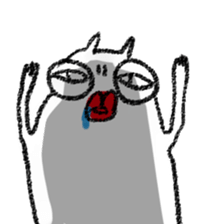 Rabbit, Cat, Bestfriend 02 sticker #12894349