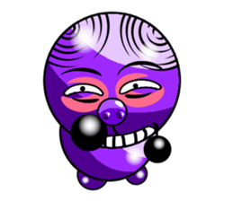 Purple Pig riffraff sticker #12894663