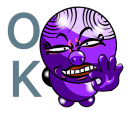 Purple Pig riffraff sticker #12894667