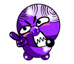 Purple Pig riffraff sticker #12894670