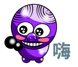 Purple Pig riffraff sticker #12894682