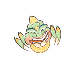 Fat Ravana sticker #12895626