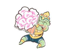 Fat Ravana sticker #12895630