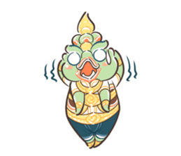 Fat Ravana sticker #12895641