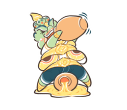 Fat Ravana sticker #12895648