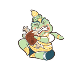 Fat Ravana sticker #12895656