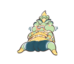 Fat Ravana sticker #12895657