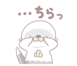 daiy plump sea otter sticker #12896473