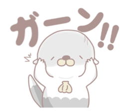 daiy plump sea otter sticker #12896484