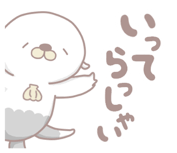 daiy plump sea otter sticker #12896487