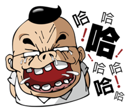 Oil head boss sticker #12896563