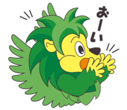 Senshu Univ. official mascot "SENDY" sticker #12897802