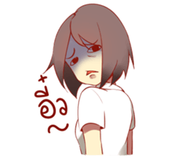 Student's Life & Teenager is so tired sticker #12897923