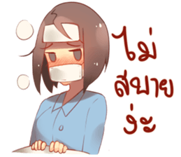 Student's Life & Teenager is so tired sticker #12897936