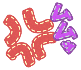 Magic stitch sticker #12898094