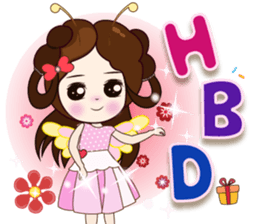 Numwan Jung Happy birthday sticker #12898263