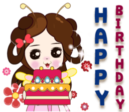 Numwan Jung Happy birthday sticker #12898265