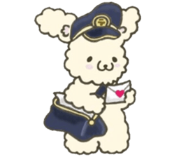 Heartwarming rabbit hau sticker #12899143