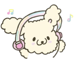 Heartwarming rabbit hau sticker #12899159