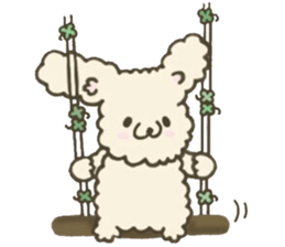 Heartwarming rabbit hau sticker #12899160