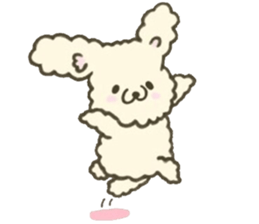 Heartwarming rabbit hau sticker #12899161