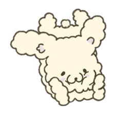 Heartwarming rabbit hau sticker #12899170