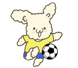 Heartwarming rabbit hau sticker #12899171