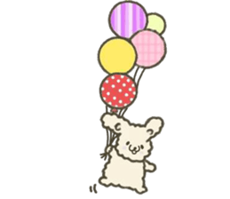 Heartwarming rabbit hau sticker #12899175