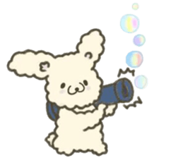 Heartwarming rabbit hau sticker #12899180