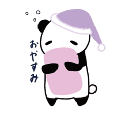 Panda panta sticker #12899788