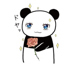 Panda panta sticker #12899790