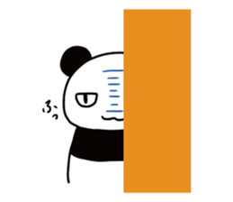 Panda panta sticker #12899791