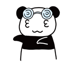 Panda panta sticker #12899792