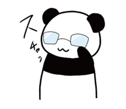 Panda panta sticker #12899805