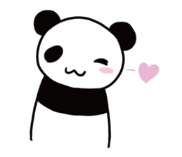 Panda panta sticker #12899811