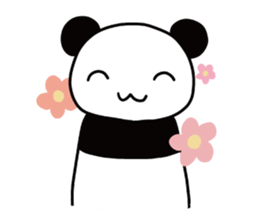 Panda panta sticker #12899815