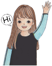 Girl moods sticker #12900382